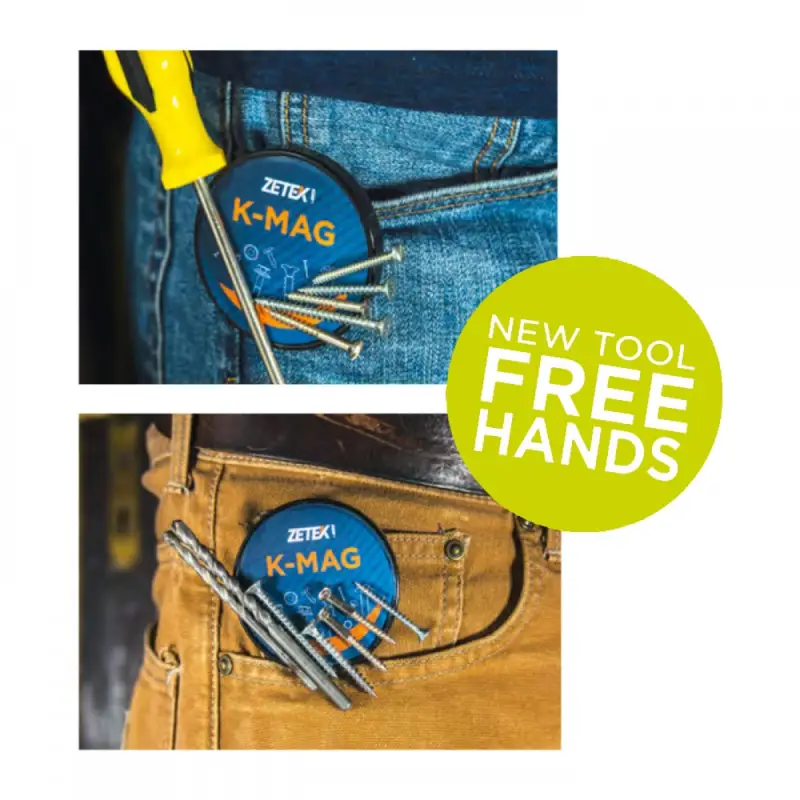 Foto 1: Magnete Porta Viti e Bulloni da Cintura ZETEK K-MAG