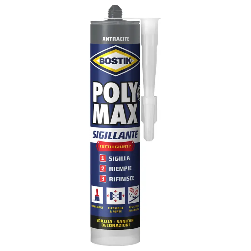 Foto 3: Sigillante Universale Bostik Poly Max 280 ml Elastico e Verniciabile per Interni ed Esterni