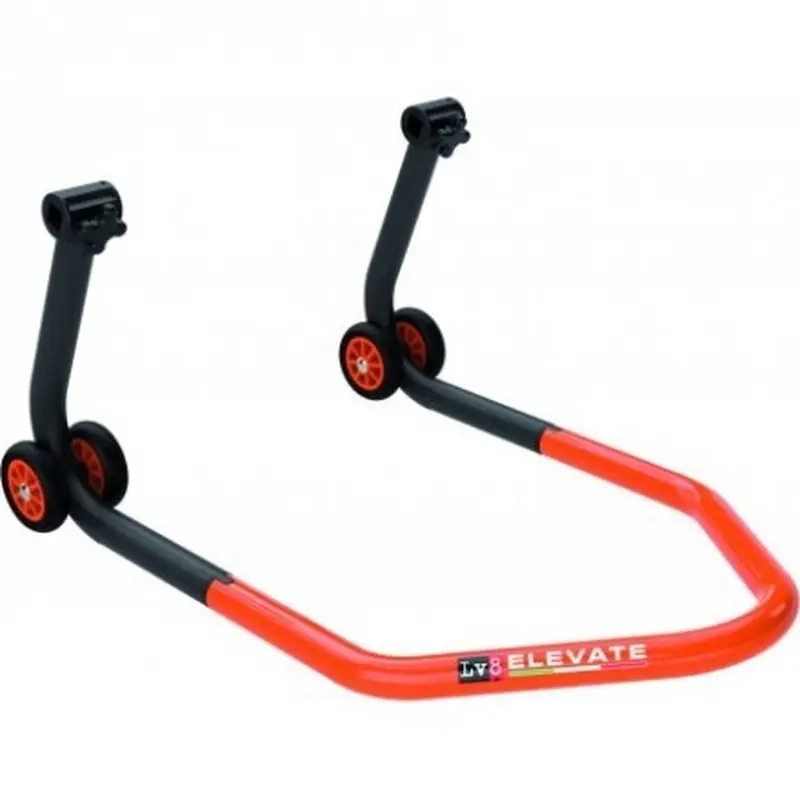 Foto 1: Cavalletto Anteriore Moto Universale a U LV8 U-Stand con Cursori Conici