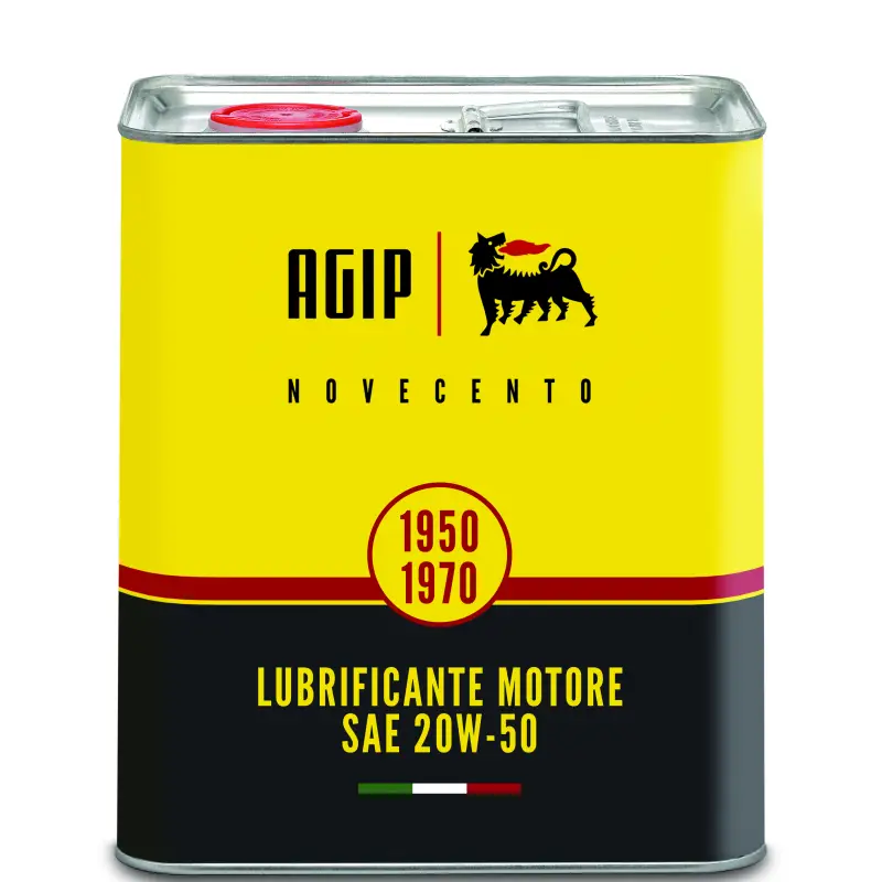 Foto 1: Olio Motore AGIP NOVECENTO 20W-50 Veicoli Storici 1950-1970 API SM
