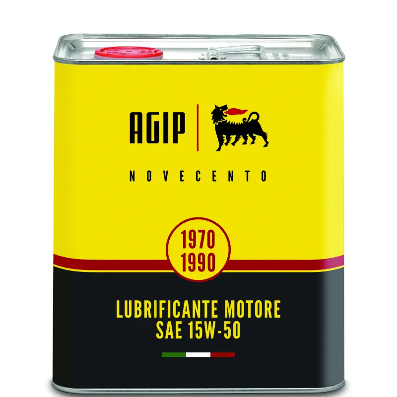 Foto 1: Olio Motore AGIP NOVECENTO 15W-50 Veicoli Storici 1970-1990 API SL