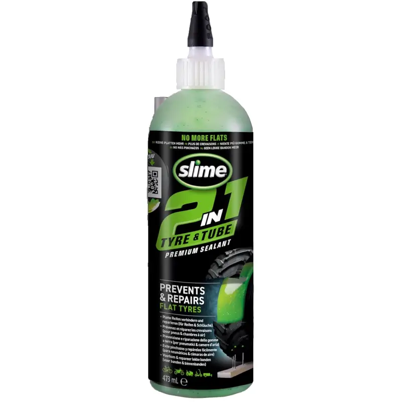 Foto 1: Slime Sigillante Antiforatura 2IN1 Tubeless e Camera d’Aria – Vari Formati