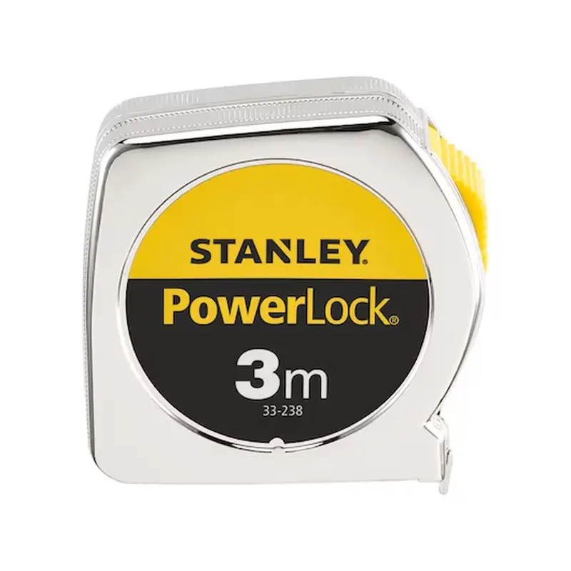 Flessometro Stanley PowerLock 3 m Lama 13 mm Compatto