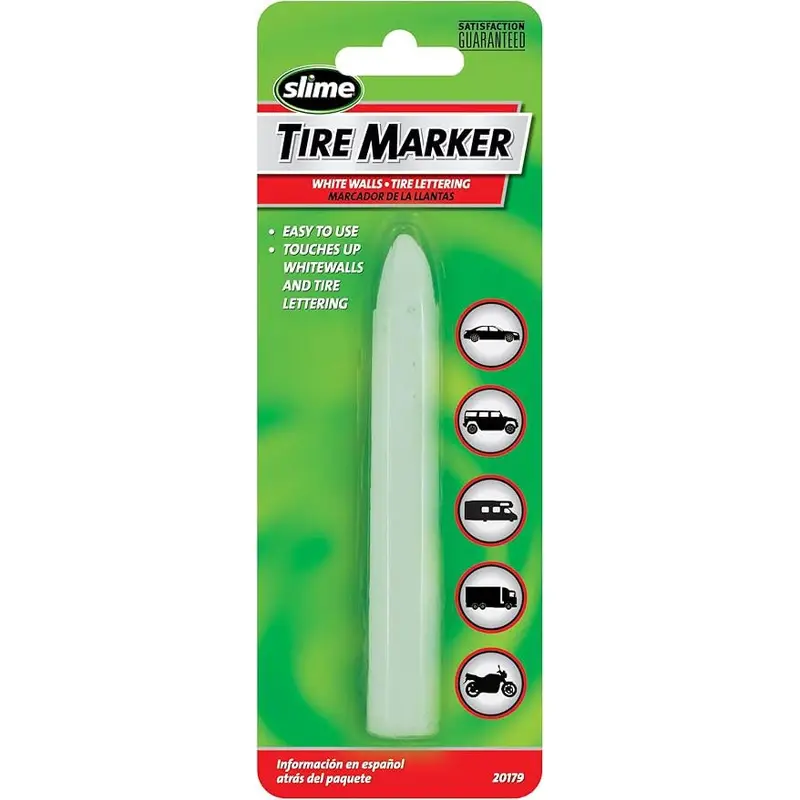 Marcatore per pneumatici bianco