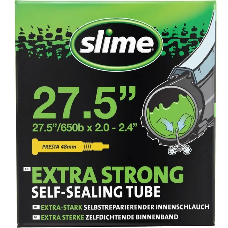 Slime Camera d’Aria Autosigillante 27.5″ Presta per MTB