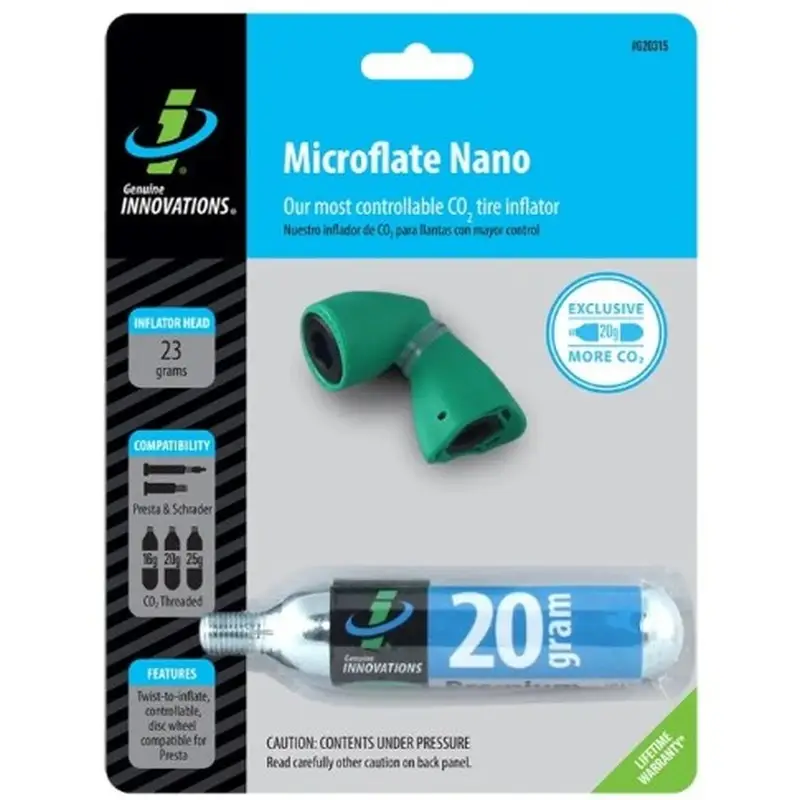 Erogatore CO2 Microflate Nano Genuine Innovations con Cartuccia 20g