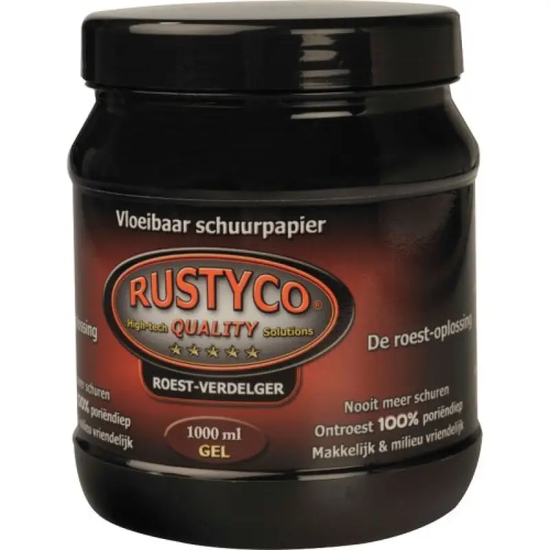 Gel Antiruggine Rustyco 1000 ml – Rimuove Ruggine Senza Carteggiare