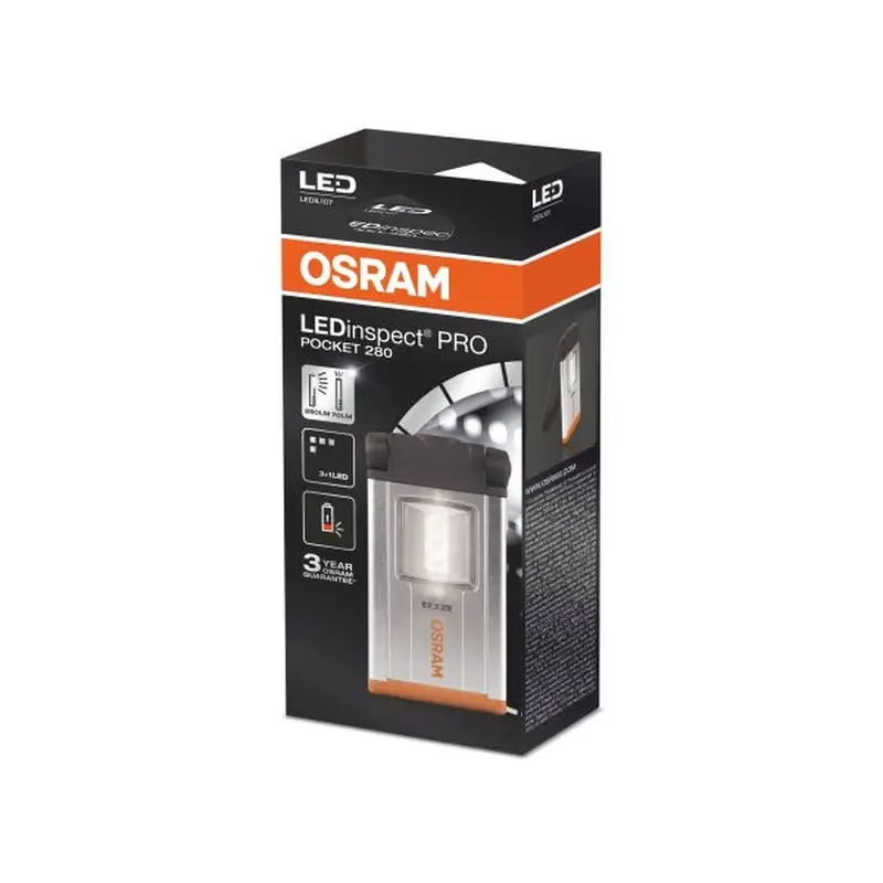 Lampada Ispezione LED OSRAM LEDinspect PRO Pocket 280 Ricaricabile 280lm