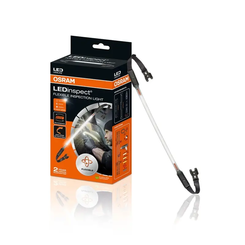 Lampada Ispezione LED OSRAM Flexible Under Hood 1000lm Ricaricabile