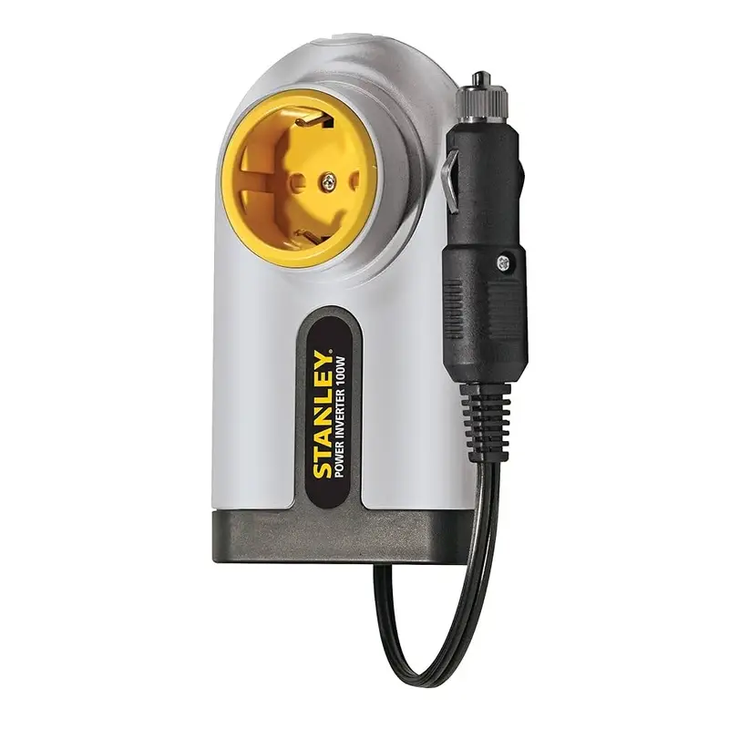 Inverter Auto Stanley 100W 12V → 230V con Presa Schuko e USB