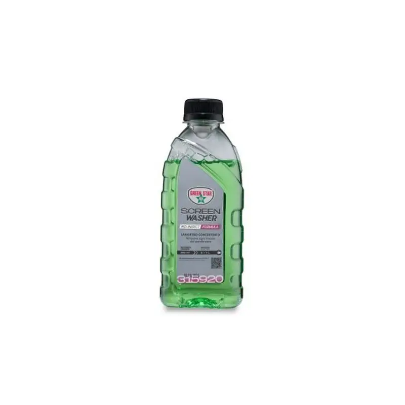 Liquido Lavavetri Auto Green Star Screen Washer Detergente Parabrezza - 1 Pezzo