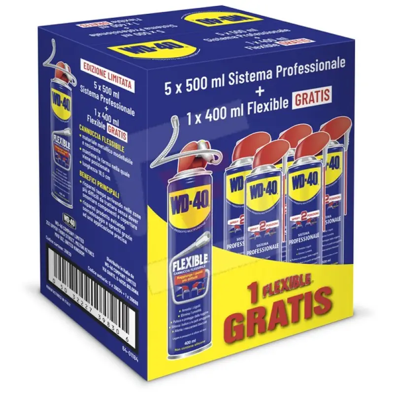 Promo Pack WD-40: Set 5 pezzi + 1 omaggio
