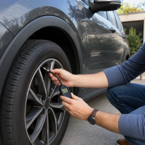 Foto: Come controllare la pressione delle gomme a casa
